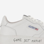 SNEAKERS MEDALIST LOW IN PELLE AULMML08 MATCHLEATTOTALWHT AUTRY 