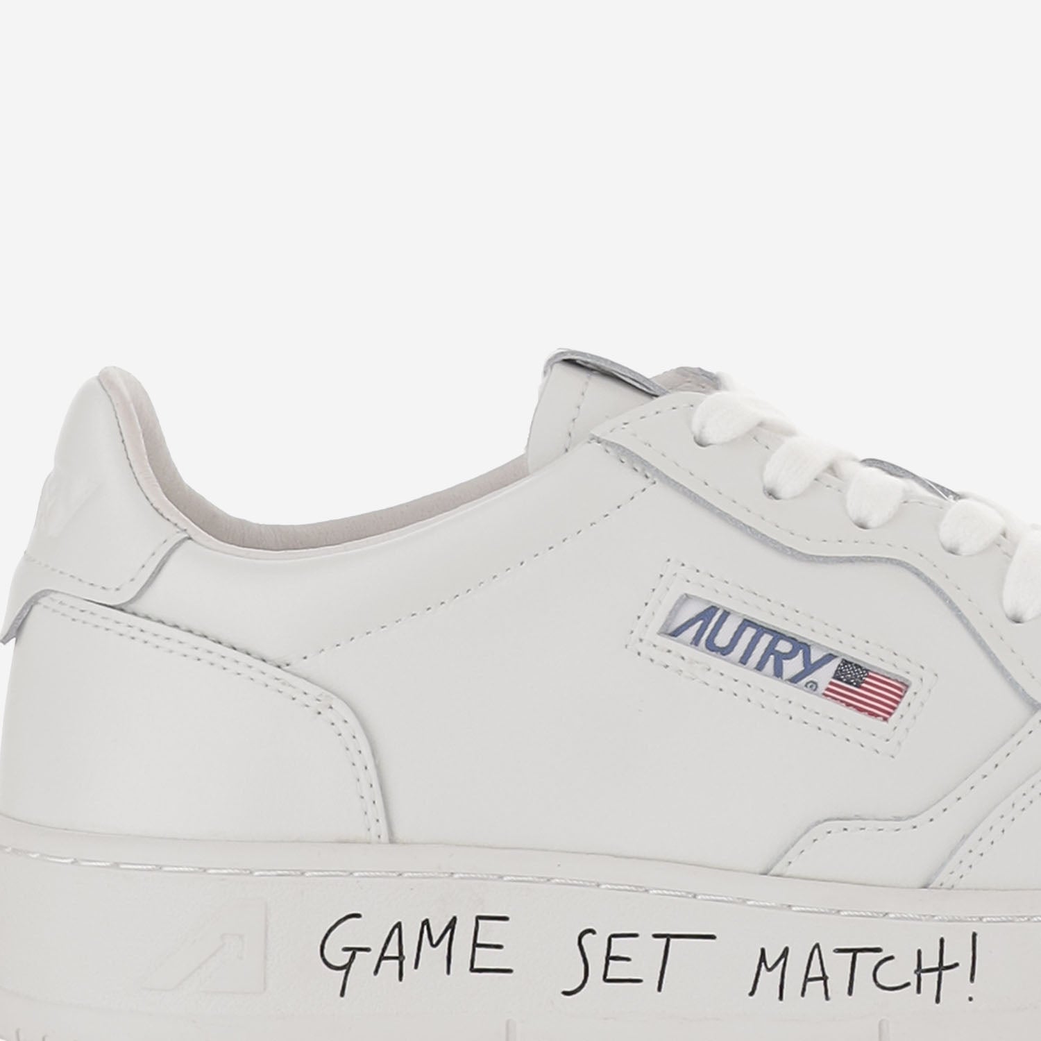 SNEAKERS MEDALIST LOW IN PELLE AULMML08 MATCHLEATTOTALWHT AUTRY 