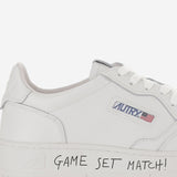 SNEAKERS MEDALIST LOW IN PELLE AULMML08 MATCHLEATTOTALWHT AUTRY 