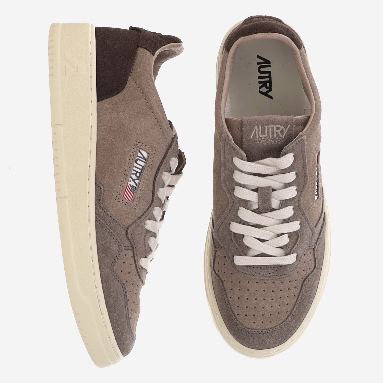 SNEAKERS MEDALIST LOW AULMTS41 TRICSUEDETAUPECOTTO AUTRY 