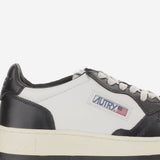 SNEAKERS MEDALIST COLOR-BLOCK AULMWB01 LEATLEATWHTBLK AUTRY 