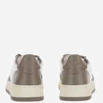 SNEAKERS MEDALIST LOW COLOR-BLOCK AULMWB68 LEATWHTCHOCO AUTRY 