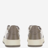 SNEAKERS MEDALIST LOW COLOR-BLOCK AULMWB68 LEATWHTCHOCO AUTRY 
