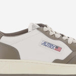 SNEAKERS MEDALIST LOW COLOR-BLOCK AULMWB68 LEATWHTCHOCO AUTRY 