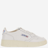 SNEAKERS MEDALIST LOW IN PELLE AULWBG01 LEALEALOGO WHTWHT AUTRY 