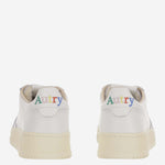 SNEAKERS MEDALIST LOW IN PELLE AULWBG01 LEALEALOGO WHTWHT AUTRY 