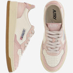 SNEAKERS MEDALIST LOW IN PELLE AULWCZ03 LEATCOPRINTMRSHPINK AUTRY 