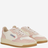 SNEAKERS MEDALIST LOW IN PELLE AULWCZ03 LEATCOPRINTMRSHPINK AUTRY 