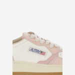 SNEAKERS MEDALIST LOW IN PELLE AULWCZ03 LEATCOPRINTMRSHPINK AUTRY 