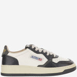 SNEAKERS MEDALIST LOW IN PELLE AULWCZ05 LEATCOPRINTMRSHBLACK AUTRY 