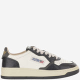 SNEAKERS MEDALIST LOW IN PELLE AULWCZ05 LEATCOPRINTMRSHBLACK AUTRY 