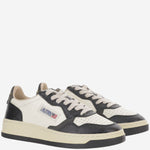 SNEAKERS MEDALIST LOW IN PELLE AULWCZ05 LEATCOPRINTMRSHBLACK AUTRY 