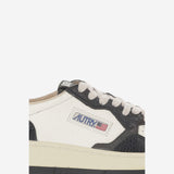 SNEAKERS MEDALIST LOW IN PELLE AULWCZ05 LEATCOPRINTMRSHBLACK AUTRY 