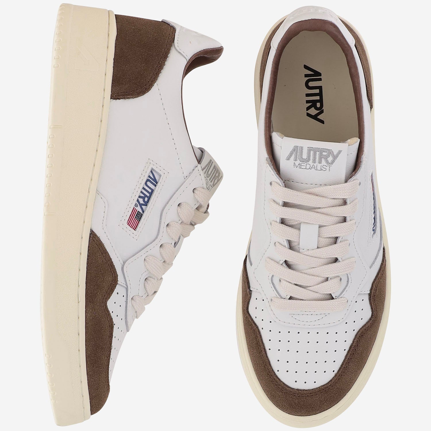SNEAKERS MEDALIST LOW IN PELLE AULWFT05 SOFLEASUEWHTTUND AUTRY 