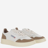SNEAKERS MEDALIST LOW IN PELLE AULWFT17 SOFLEASUEWHTTABACCO AUTRY 