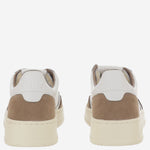 SNEAKERS MEDALIST LOW IN PELLE AULWFT17 SOFLEASUEWHTTABACCO AUTRY 