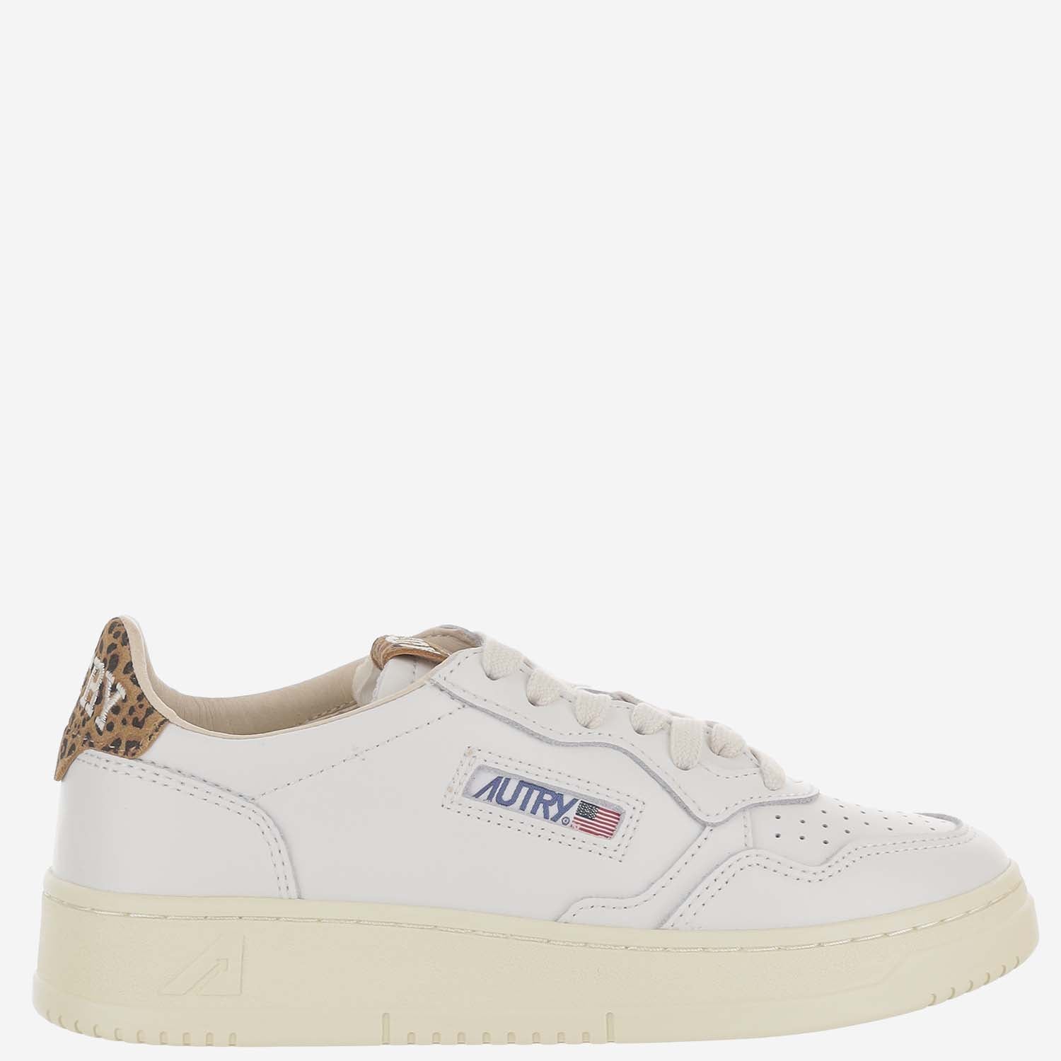 SNEAKERS MEDALIST LOW AULWHJ02 LEASUECOLLEGWHTLEOPRINT AUTRY 