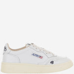 SNEAKERS MEDALIST LOW IN PELLE AULWHP01 LEASHELLWHTSPACE AUTRY 