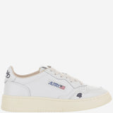 SNEAKERS MEDALIST LOW IN PELLE AULWHP01 LEASHELLWHTSPACE AUTRY 