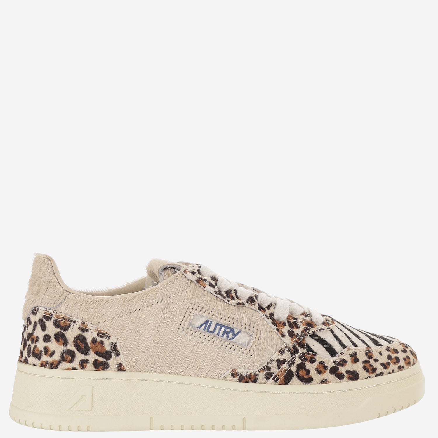 Sneakers medalist low in cavallino AULWJA02 PONYSAFARI LEOZEBRAIVORY AUTRY 