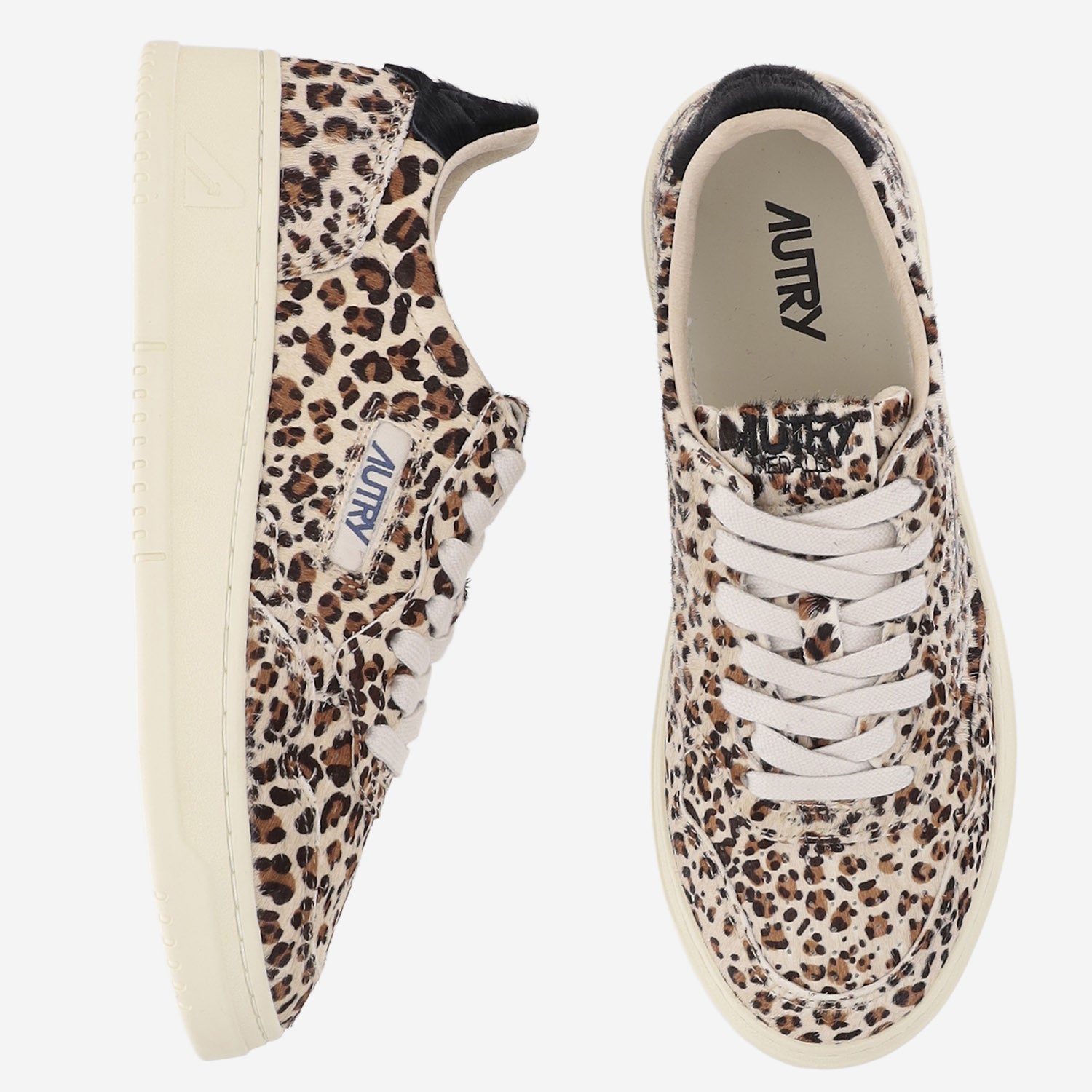 Sneakers medalist low in cavallino AULWJA04 PONYSAFARI LEOPBLK AUTRY 