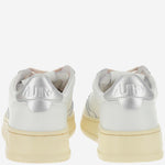 SNEAKERS LOW MEDALIST AULWLL05 LEATLEATWHTSILVER AUTRY 