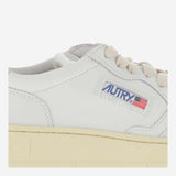 SNEAKERS LOW MEDALIST AULWLL05 LEATLEATWHTSILVER AUTRY 
