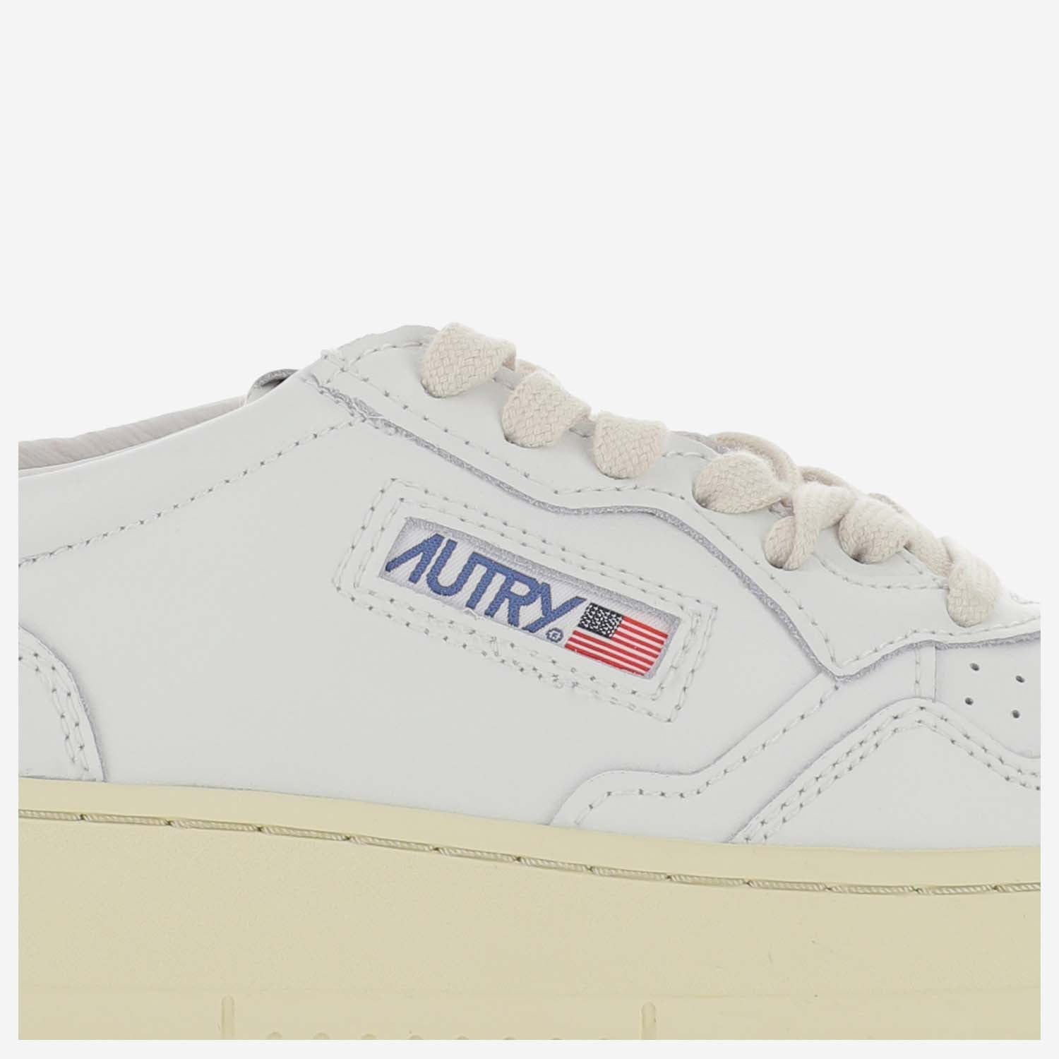 SNEAKERS MEDALIST LOW AULWLL06 LEATLEATWHTGOLD AUTRY 