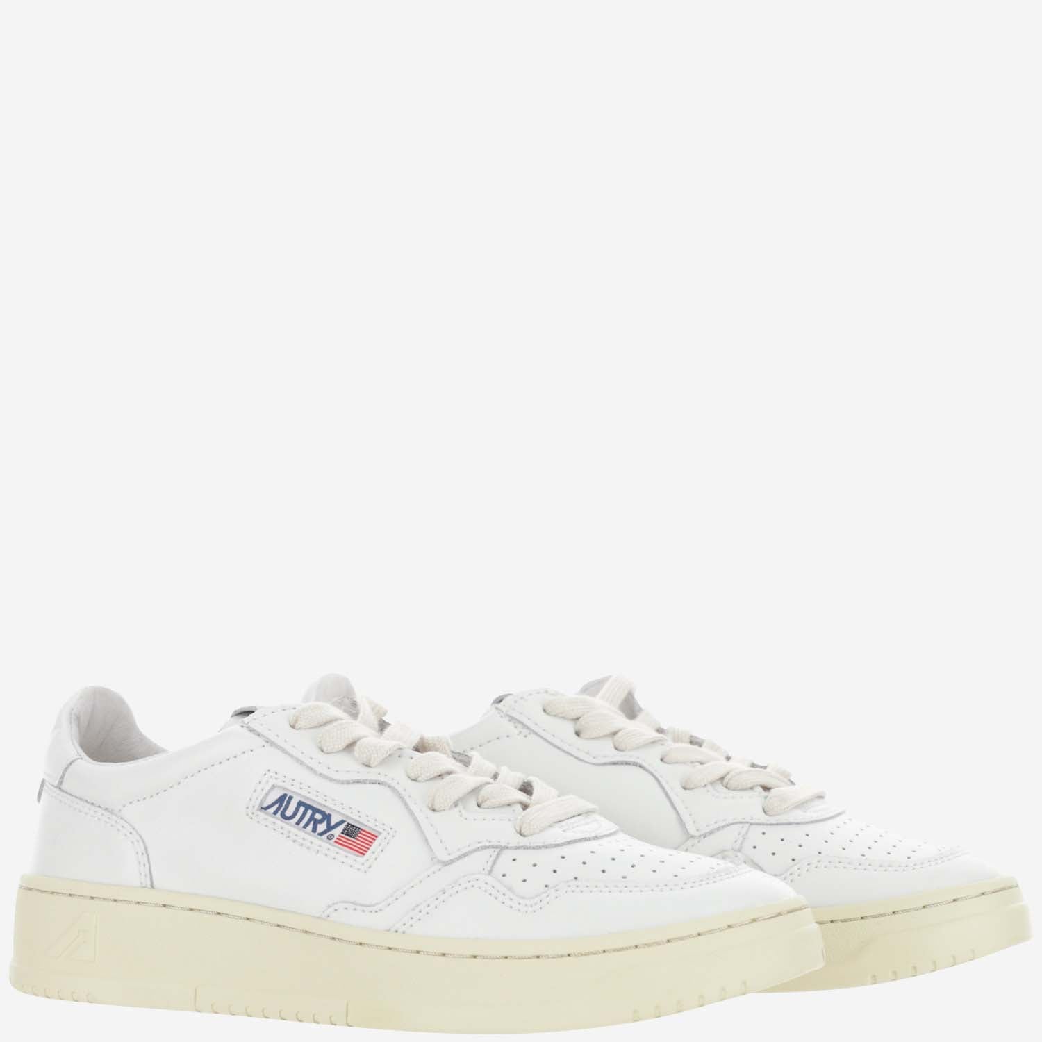 SNEAKERS MEDALIST LOW AULWLL15 LEATLEAT WHTWHT AUTRY 