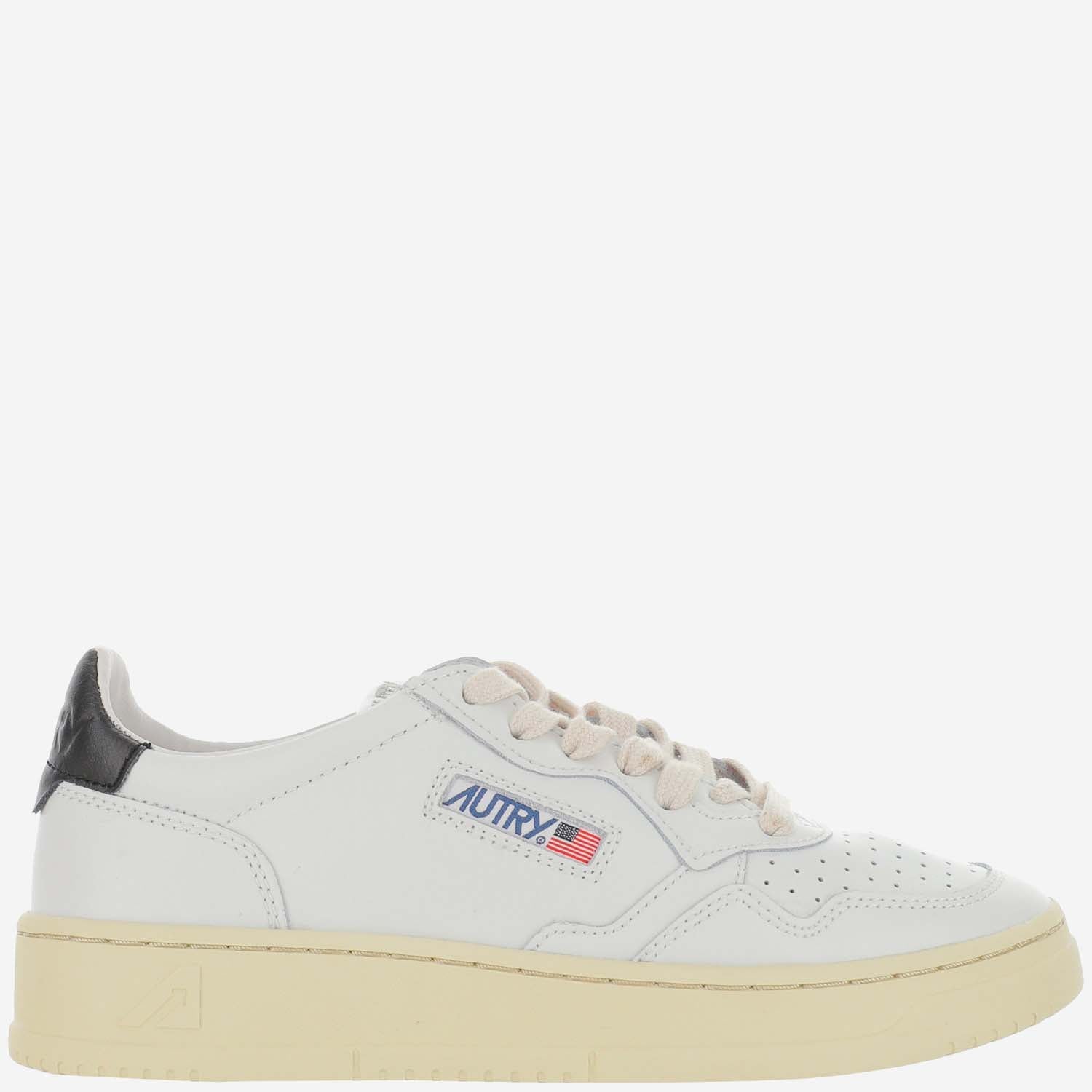 SNEAKERS MEDALIST LOW AULWLL22 LEATLEAT WHTBLACK AUTRY 