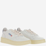 SNEAKERS MEDALIST LOW AULWLL22 LEATLEAT WHTBLACK AUTRY 