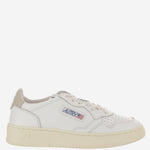 SNEAKERS MEDALIST LOW IN PELLE AULWLL27 LEATLEATWHTFEATHER AUTRY 