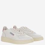 SNEAKERS MEDALIST LOW IN PELLE AULWLL33 LEATLEATWHTDEEPCLARET AUTRY 