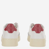 SNEAKERS MEDALIST LOW IN PELLE AULWLL33 LEATLEATWHTDEEPCLARET AUTRY 