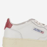 SNEAKERS MEDALIST LOW IN PELLE AULWLL33 LEATLEATWHTDEEPCLARET AUTRY 