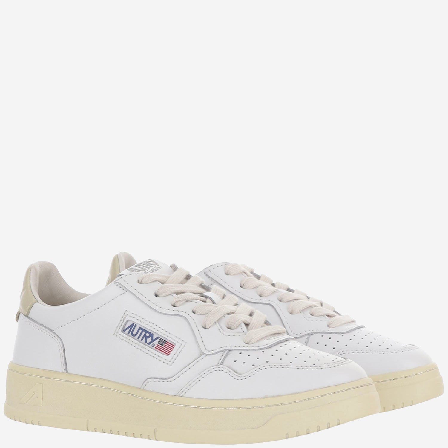 SNEAKERS MEDALIST LOW AULWLL87 LEATLEATWHTTIDFOAM AUTRY 