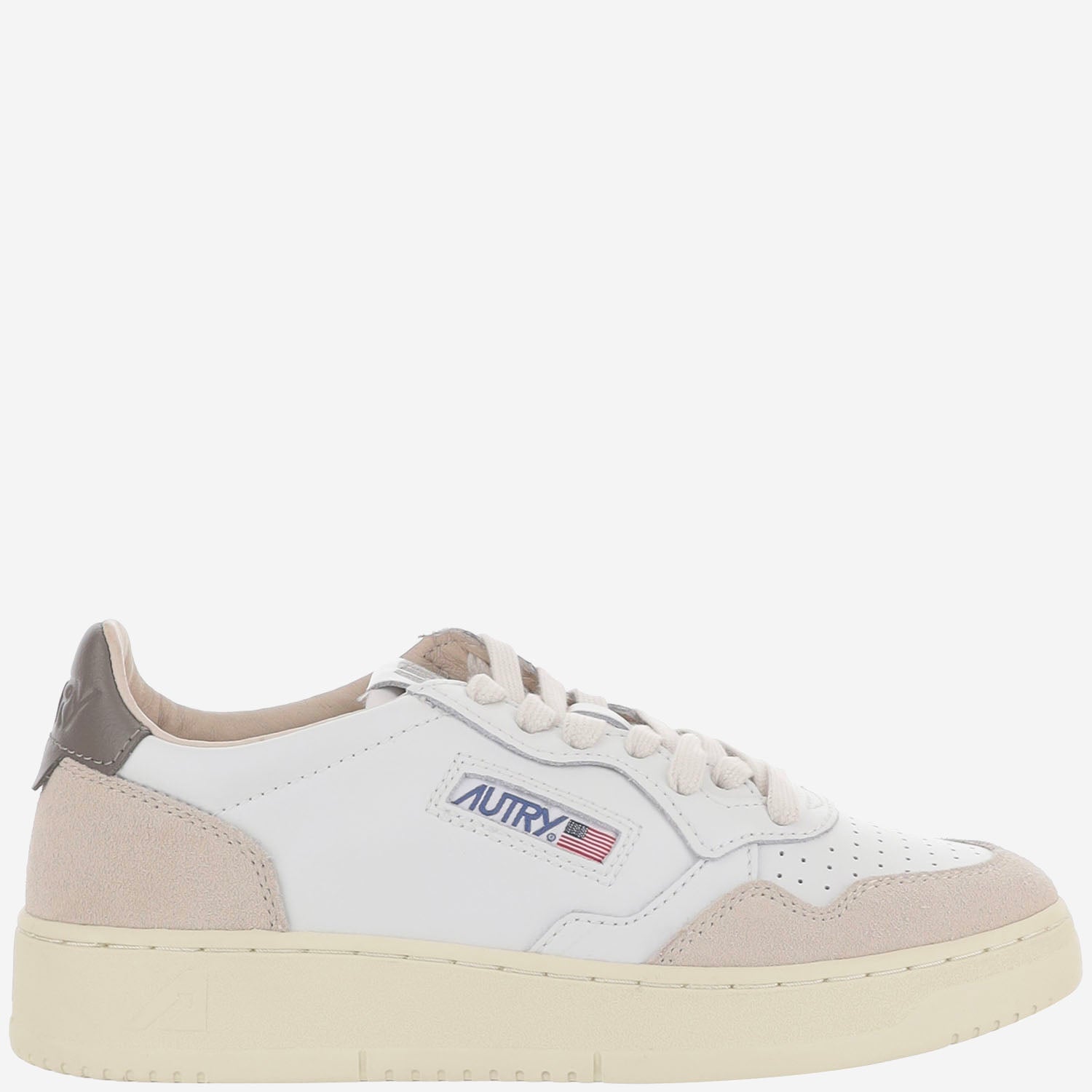 SNEAKERS MEDALIST LOW AULWLS01 LEATSUEDEWHTMOREL AUTRY 