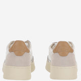 SNEAKERS MEDALIST LOW IN PELLE AULWLS16 LEATSUEDEWHTLION AUTRY 