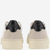 SNEAKERS MEDALIST LOW IN PELLE AULWLS21 LEATSUEDE WHTBLK AUTRY 