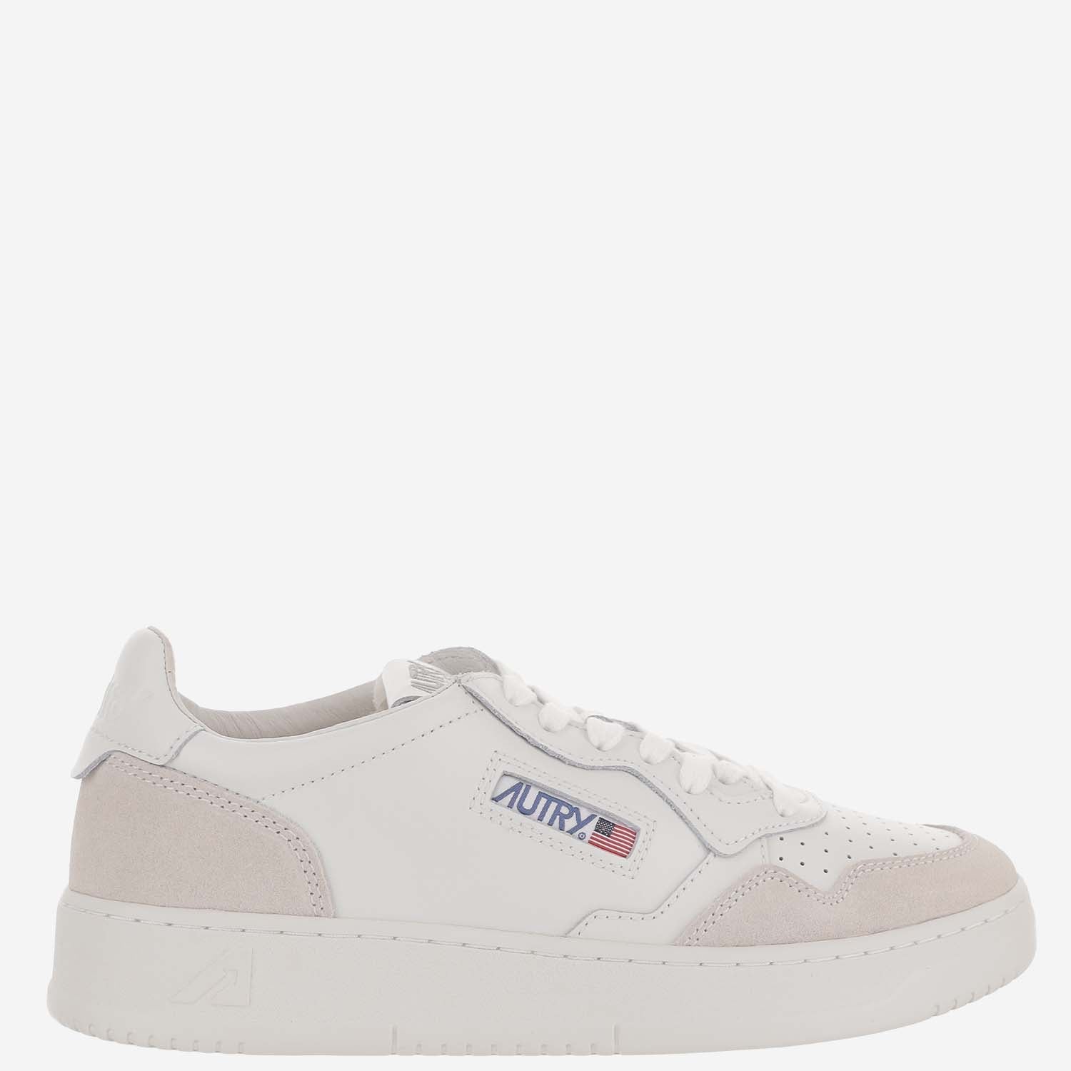 SNEAKERS MEDALIST LOW AULWLS30 LEATSUEDE TOTALWHT AUTRY 