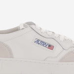 SNEAKERS MEDALIST LOW AULWLS30 LEATSUEDE TOTALWHT AUTRY 