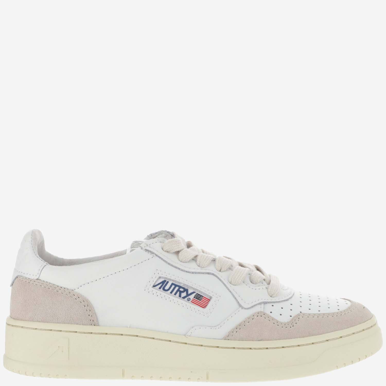SNEAKERS MEDALIST LOW AULWLS33 LEATSUEDE WHITE AUTRY 