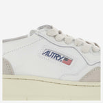 SNEAKERS MEDALIST LOW AULWLS33 LEATSUEDE WHITE AUTRY 