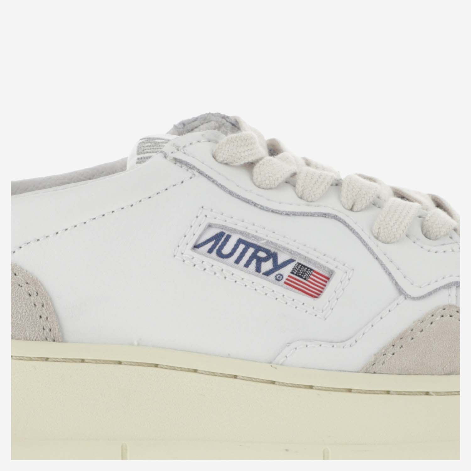 SNEAKERS MEDALIST LOW AULWLS33 LEATSUEDE WHITE AUTRY 