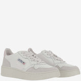 SNEAKERS MEDALIST LOW IN PELLE AULWLS37 LEATSUEDE WHTPOW AUTRY 