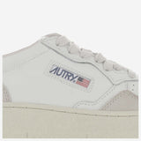 SNEAKERS MEDALIST LOW IN PELLE AULWLS37 LEATSUEDE WHTPOW AUTRY 