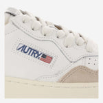 SNEAKERS MEDALIST LOW AULWLS75 LEATSUEDEWHTGOLD AUTRY 