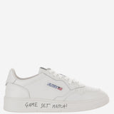 SNEAKERS MEDALIST LOW IN PELLE AULWML08 MATCHLEATWHT AUTRY 