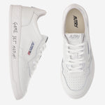 SNEAKERS MEDALIST LOW IN PELLE AULWML08 MATCHLEATWHT AUTRY 