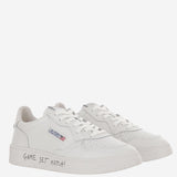 SNEAKERS MEDALIST LOW IN PELLE AULWML08 MATCHLEATWHT AUTRY 